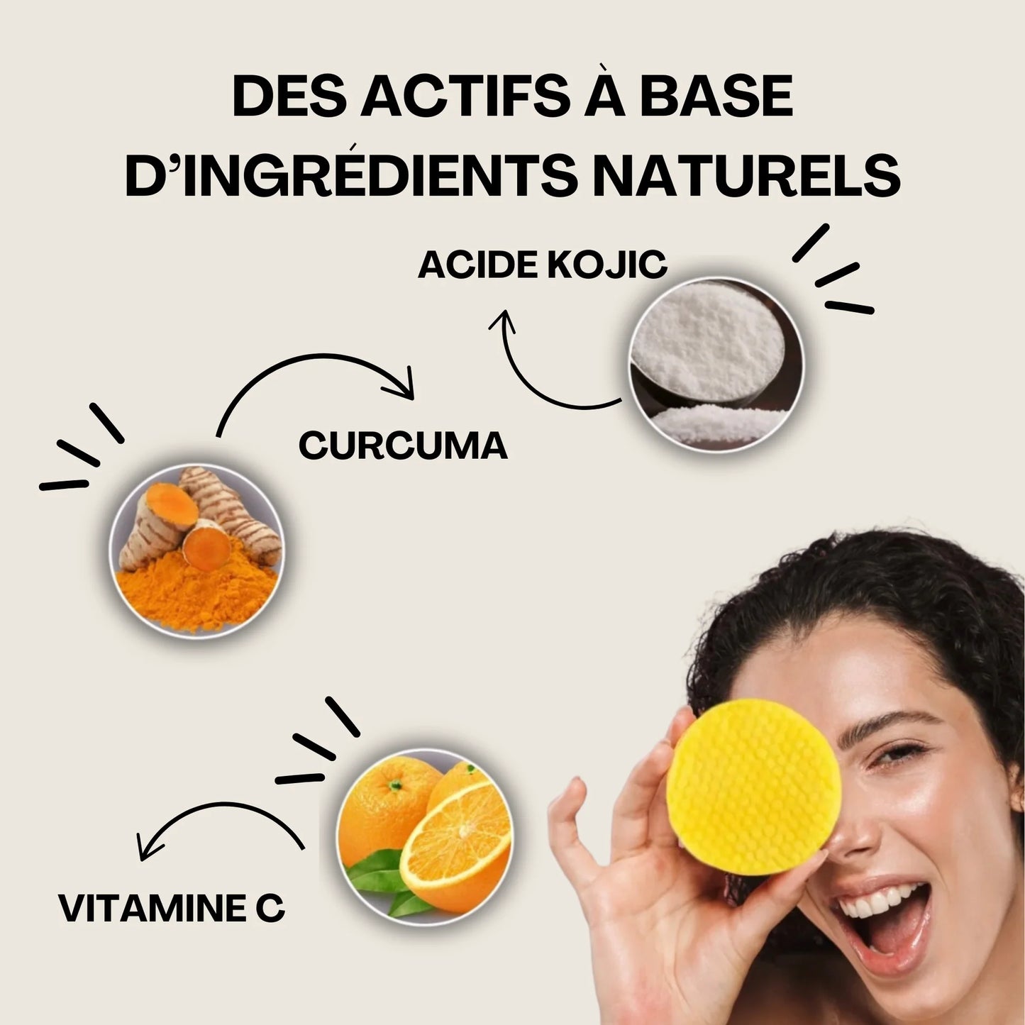 Glow pads curcuma