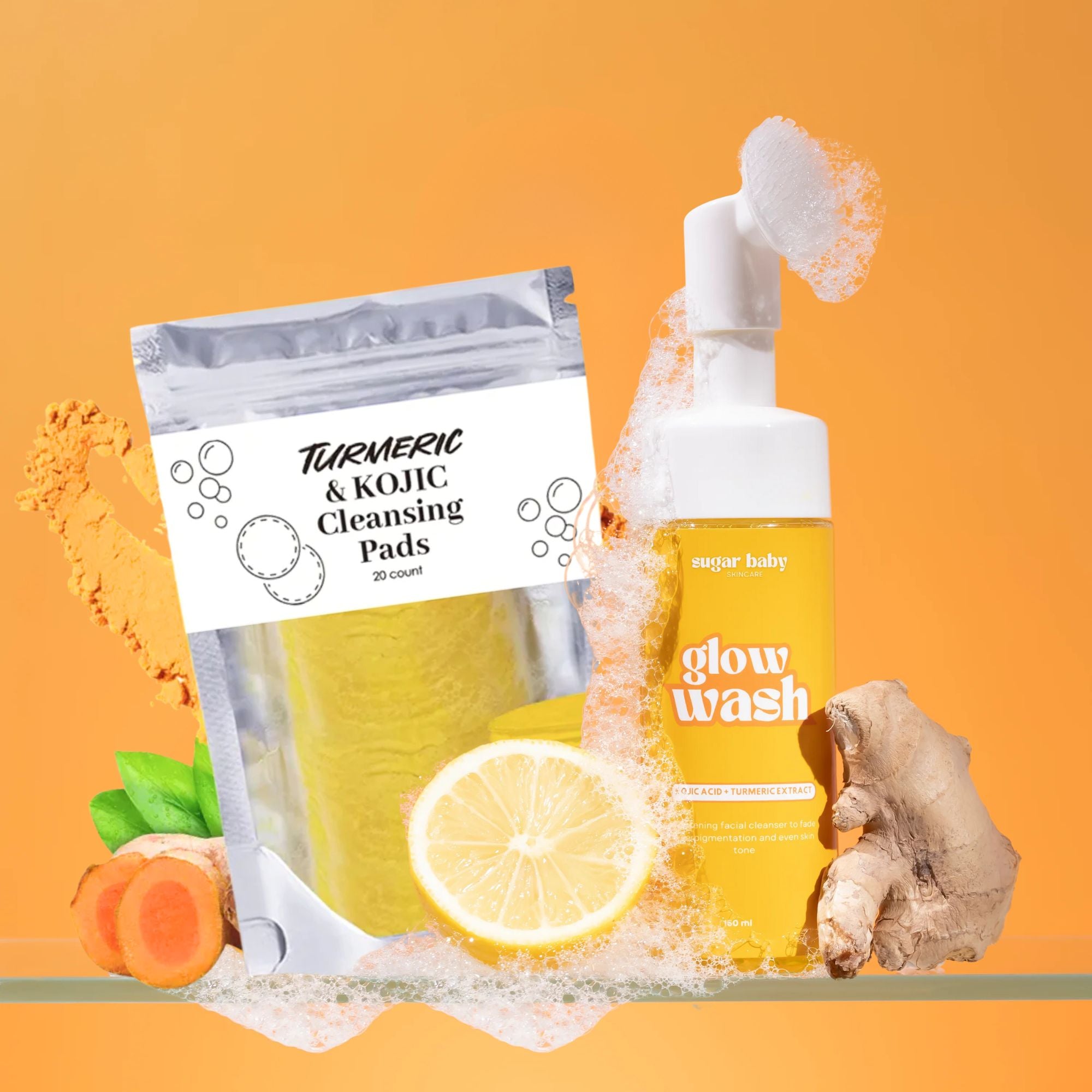 Kit Nettoyant Exfoliant à l’Acide Kojique