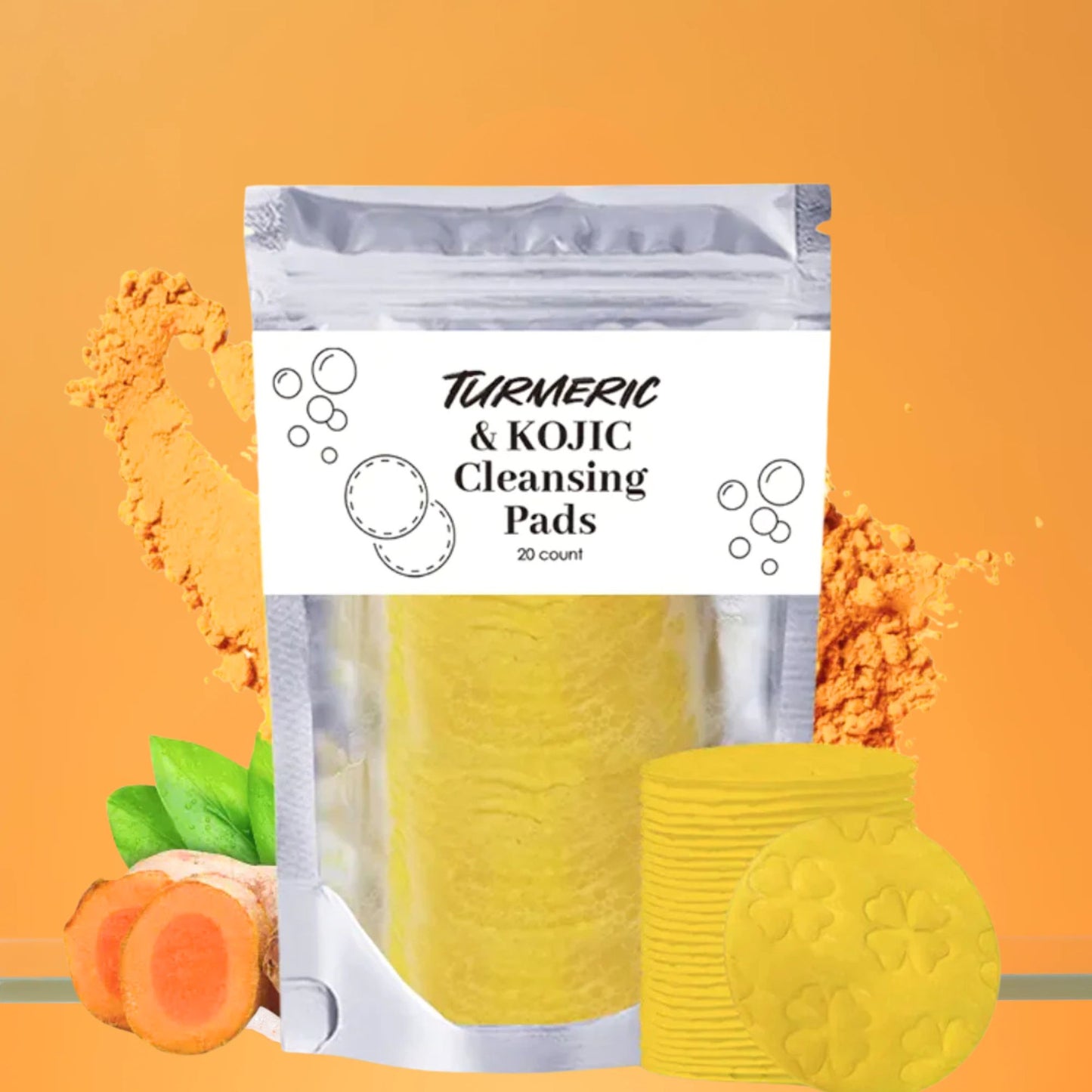 Glow pads curcuma